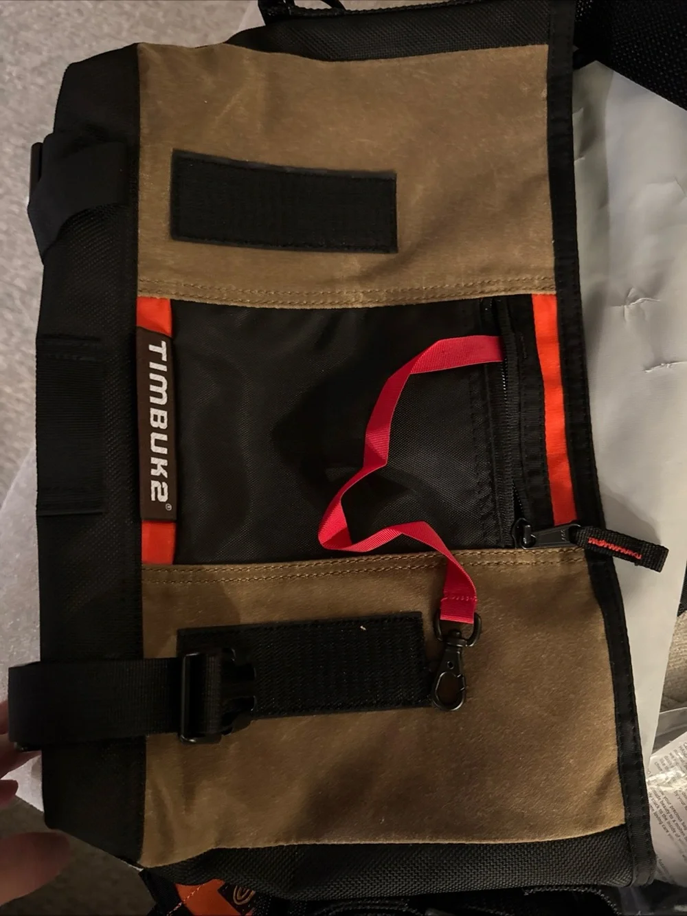 Timbuk2 Classic Messenger Bag Small Brown Orange